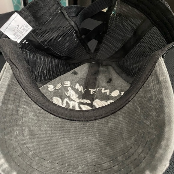 Black Letter Embroidered Baseball Cap - Picture 5 of 6